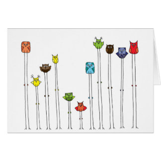 Búhos en Multicolors