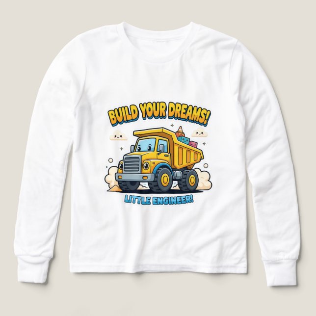 Build Your Dreams! Little Engineer - Personalized  (Diseño frontal)