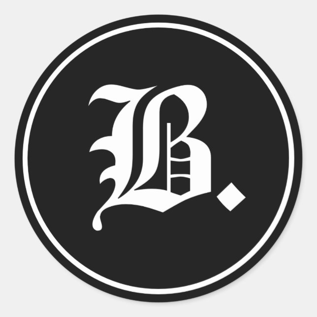 Builders International Old English B. Pegatinas (Anverso)