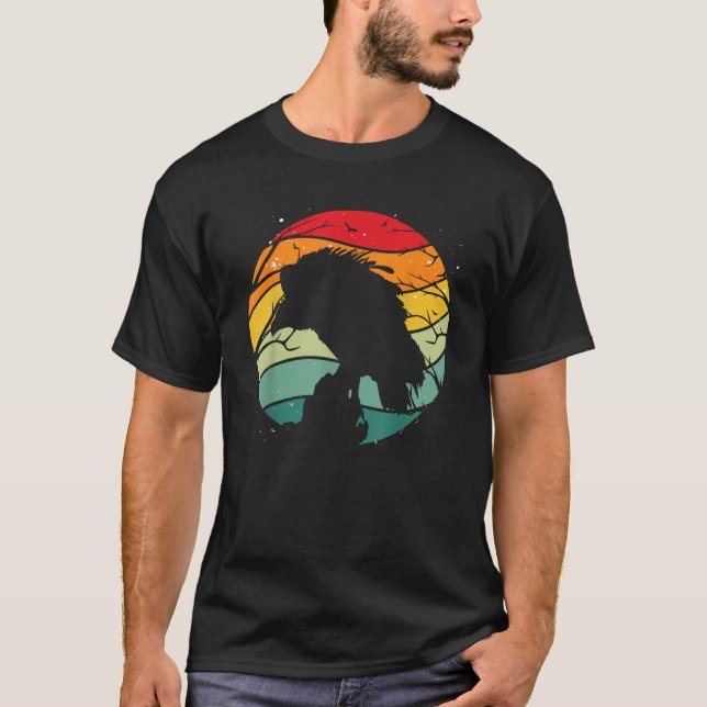 Buitre De Aves Retro Scavenger Camiseta (Anverso)