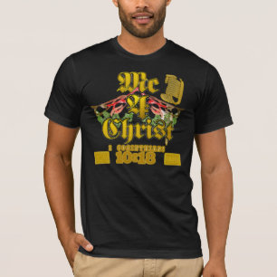Bujía métrica para la camiseta de Cristo