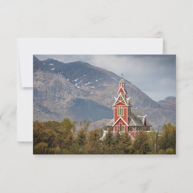 Buksnes kirke Lofoten Card (Anverso)