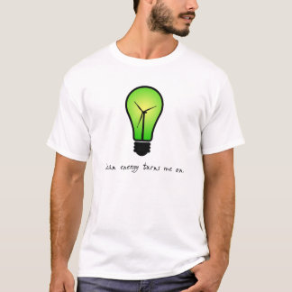 Bulbo de la energía limpia - camisa para hombre