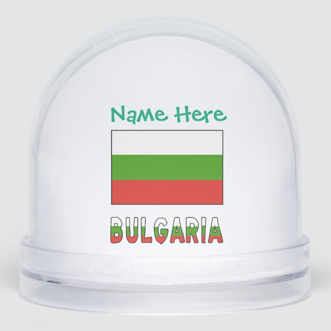Bulgaria Bandera búlgara personalizada (Anverso)