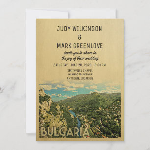 Bulgaria Invitación a la boda búlgara