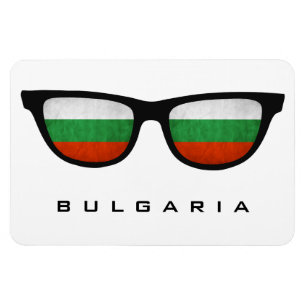 Bulgaria sombras personalizado imán de texto y col