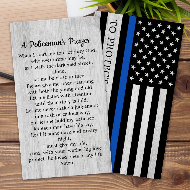 Bulk de tarjeta de oración de policía de la línea  (Subido por el creador)