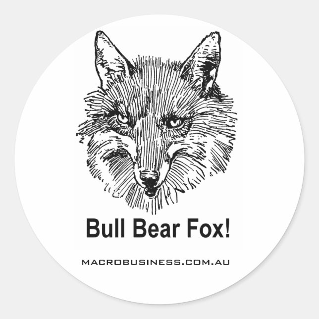 Bull Bear Fox Pegatina (Anverso)