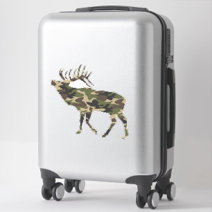Bull Elk Camo Pegatina
