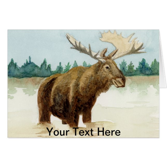 Bull Moose (Anverso (Horizontal))
