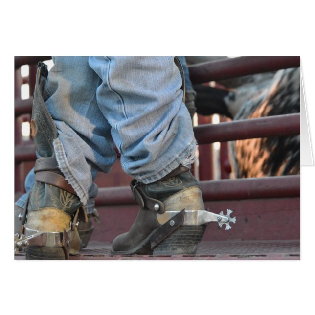 Bull Rider y Bull Western Card (Anverso (Horizontal))