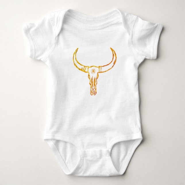 Bull Skull Jersey Bodysuit (Anverso)