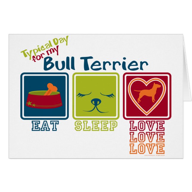 Bull terrier (Anverso (Horizontal))