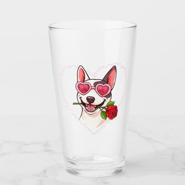 Bull terrier feliz (Anverso)