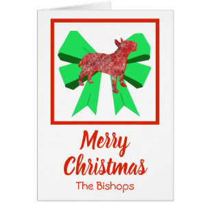 Bull Terrier Navidades ingleses adorables Dog & Bo