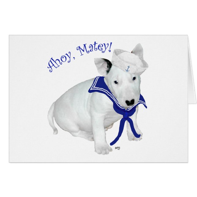 Bull Terrier Puppy Sailor (Anverso (Horizontal))