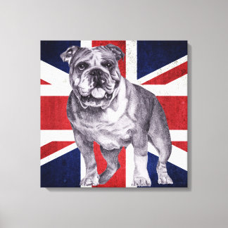 Bulldog Británico - Lienzo de Bulldog Inglés