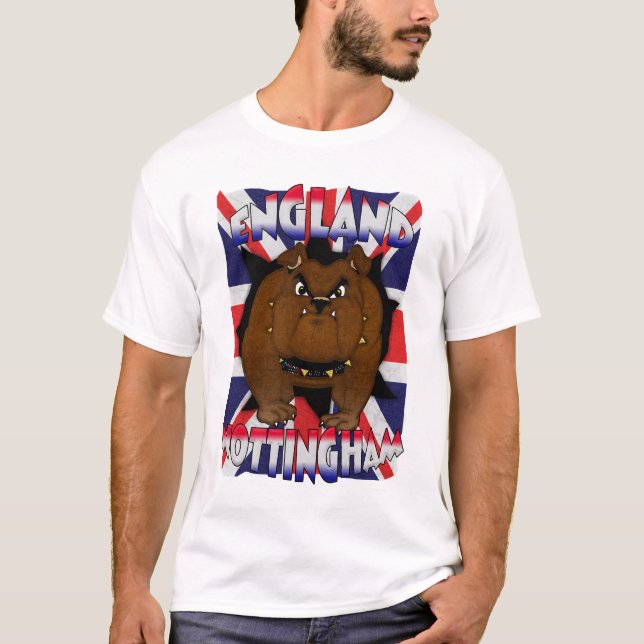 Bulldog de Británicos de la camiseta de Nottingham (Anverso)