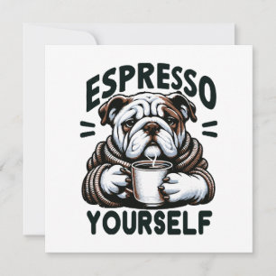 Bulldog de Espresso Caliente - Café Acogedor 