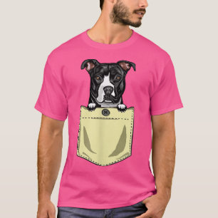 Bulldog De Pit En La Camiseta C De Pocket Puppy Pi