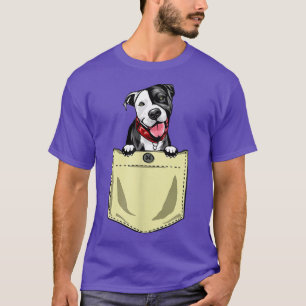 Bulldog De Pit En La Camiseta C De Pocket Puppy Pi