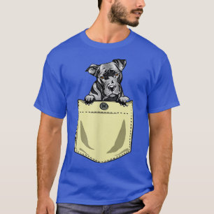 Bulldog De Pit En La Camiseta De Pocket Pitbull