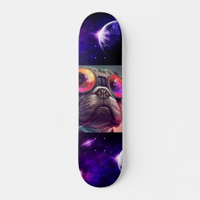 Bulldog ESPACIAL FUNNY Skateboard (Anverso )