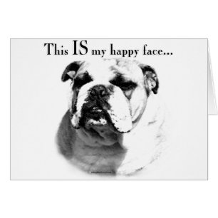 Bulldog Feliz Cara