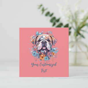 Bulldog floral francés: El abrazo de la naturaleza