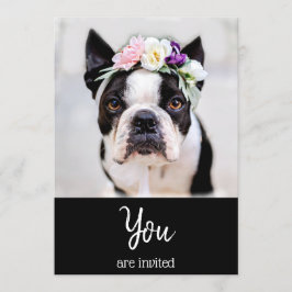 *~* Bulldog Francés Adorable Frenchie  Invitación 