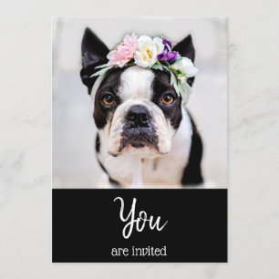 *~* Bulldog Francés Adorable Frenchie  Invitación 