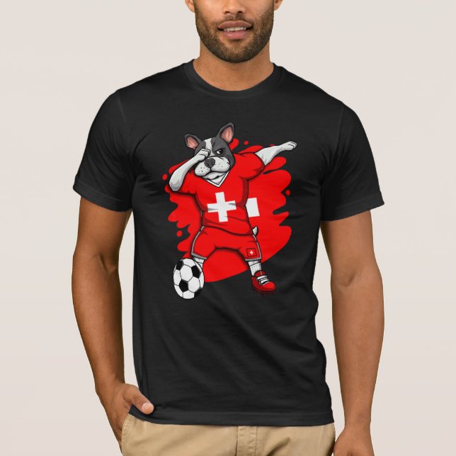 Bulldog francés Dab Suiza Fans Jersey (Anverso)