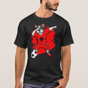 Bulldog francés Dabbing Albania Fans Jersey