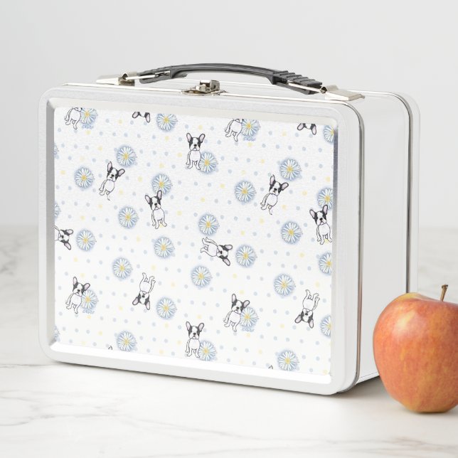 Bulldog francés Daisies Lunchbox (In situ)
