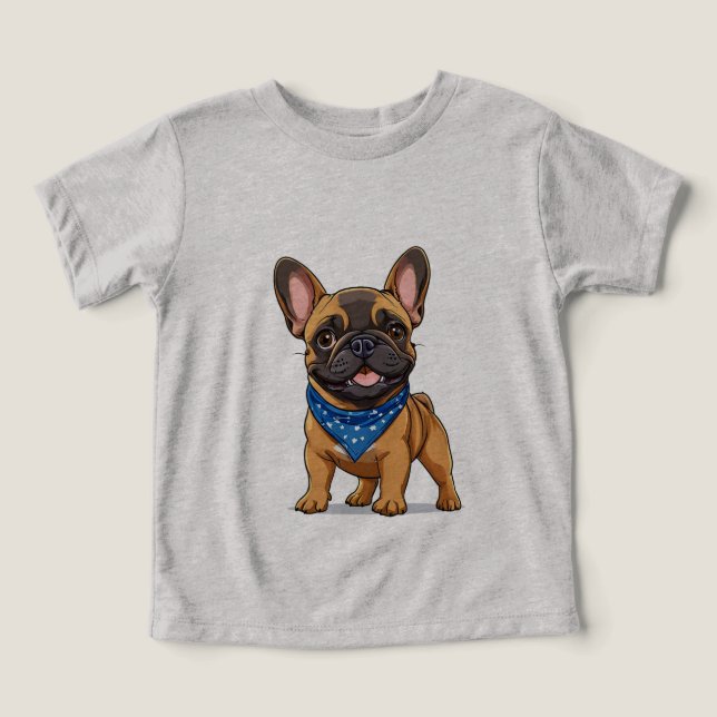 Bulldog Francés de estilo caricaturesco (Diseño delantero )