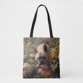 Bulldog francés elegante bolsa de tocador