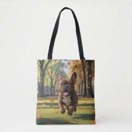 Bulldog francés elegante bolsa de tocador