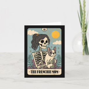 Bulldog Francés Frenchie Lindo Tarjeta de Tarot de