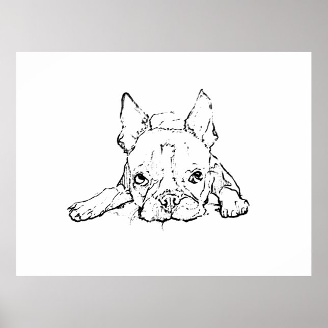Bulldog Francés, Impresión conmemorativa de mascot (Frente)