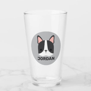 Bulldog francés lindo con nombre personalizado