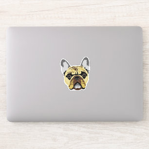 Bulldog francés Pegatina de teléfono portátil fran