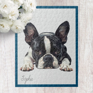 Bulldog francés personalizado rompecabezas