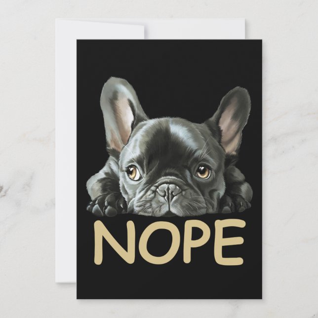 Bulldog francés | Regalos Frenchie Nope (Anverso)