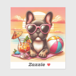 Bulldog francés Vinyl Pegatina