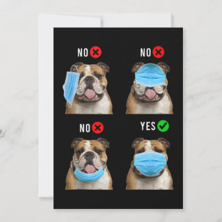 Bulldog inglés Derecha Usar tanque de máscara faci