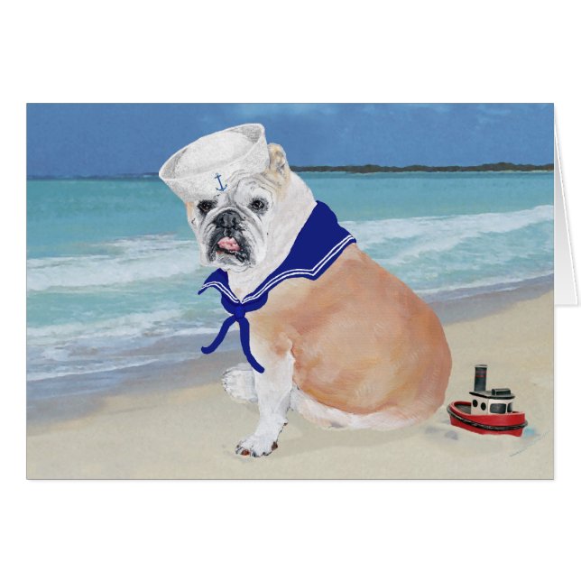 Bulldog Inglés Marinero (Anverso (Horizontal))
