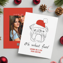 Bulldog Navidad Divertida