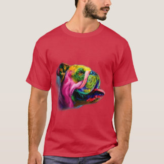 Bulldog para una camiseta de mamá Bulldog