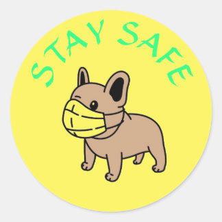 BULLDOG PERSONALIZADO SEGURO CON PEGATINA DE MÁSCA