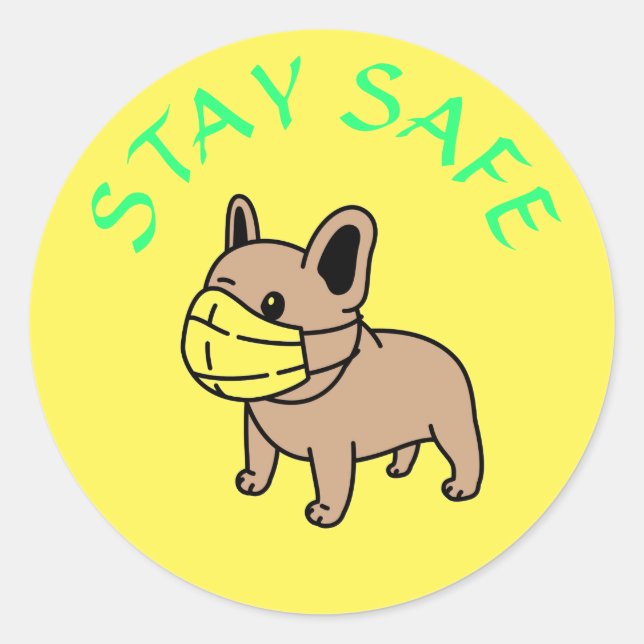 BULLDOG PERSONALIZADO SEGURO CON PEGATINA DE MÁSCA (Anverso)